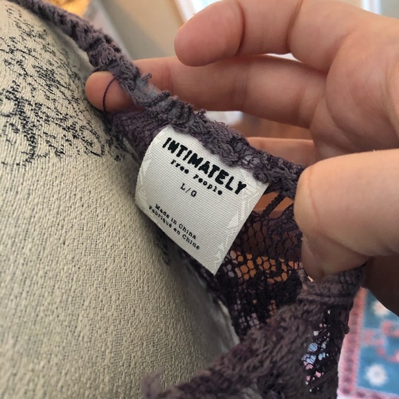 free people Purple lace dress - Picture 6 of 6